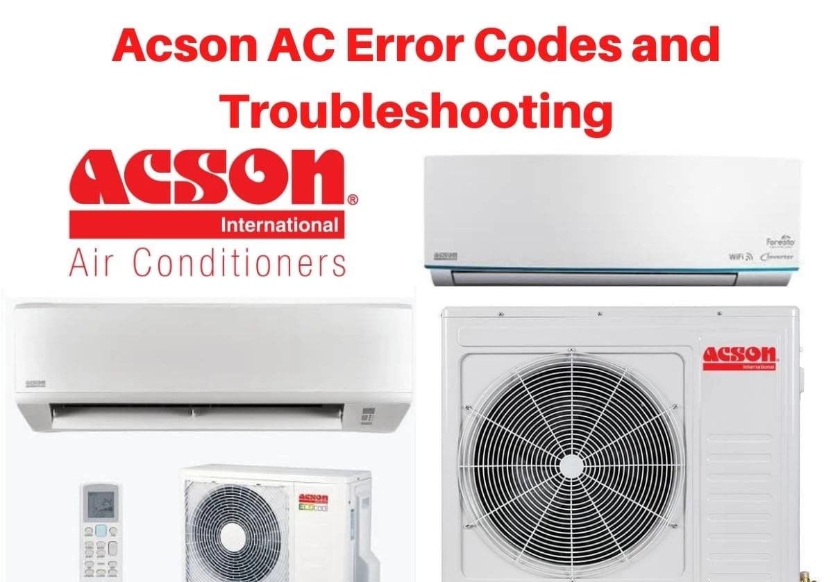 Acson AC Error Codes and Troubleshooting