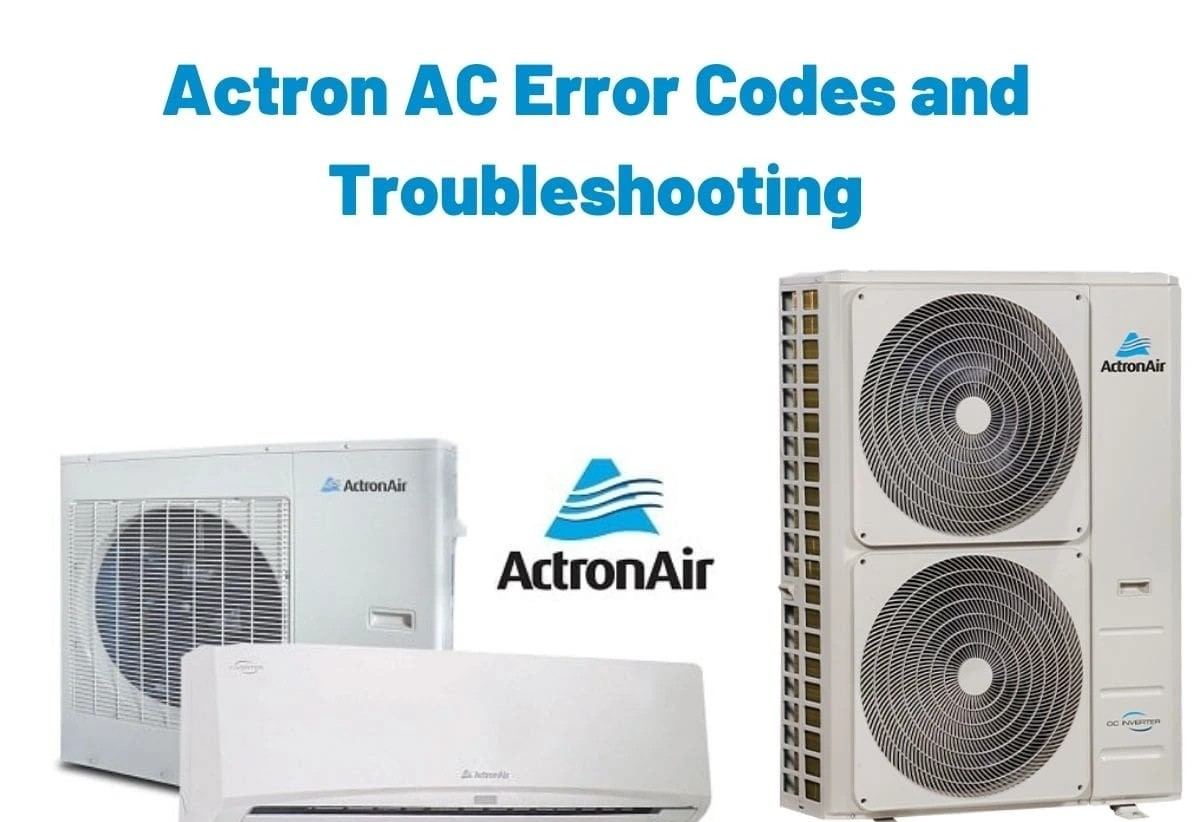 Actron AC Error Codes and Troubleshooting