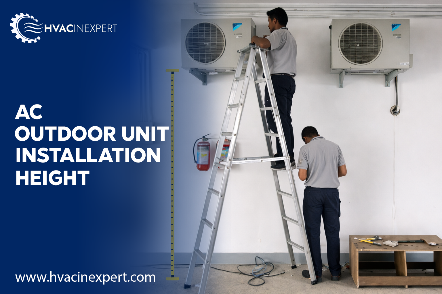 AC Outdoor Unit Installation Height