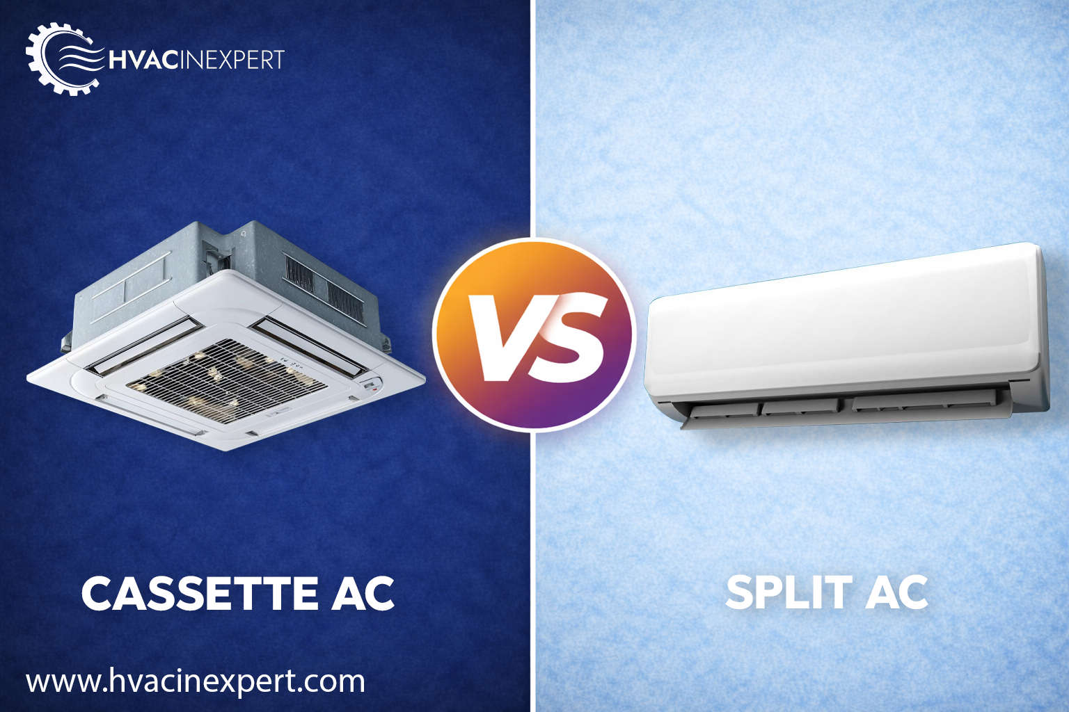 Cassette AC vs Split AC