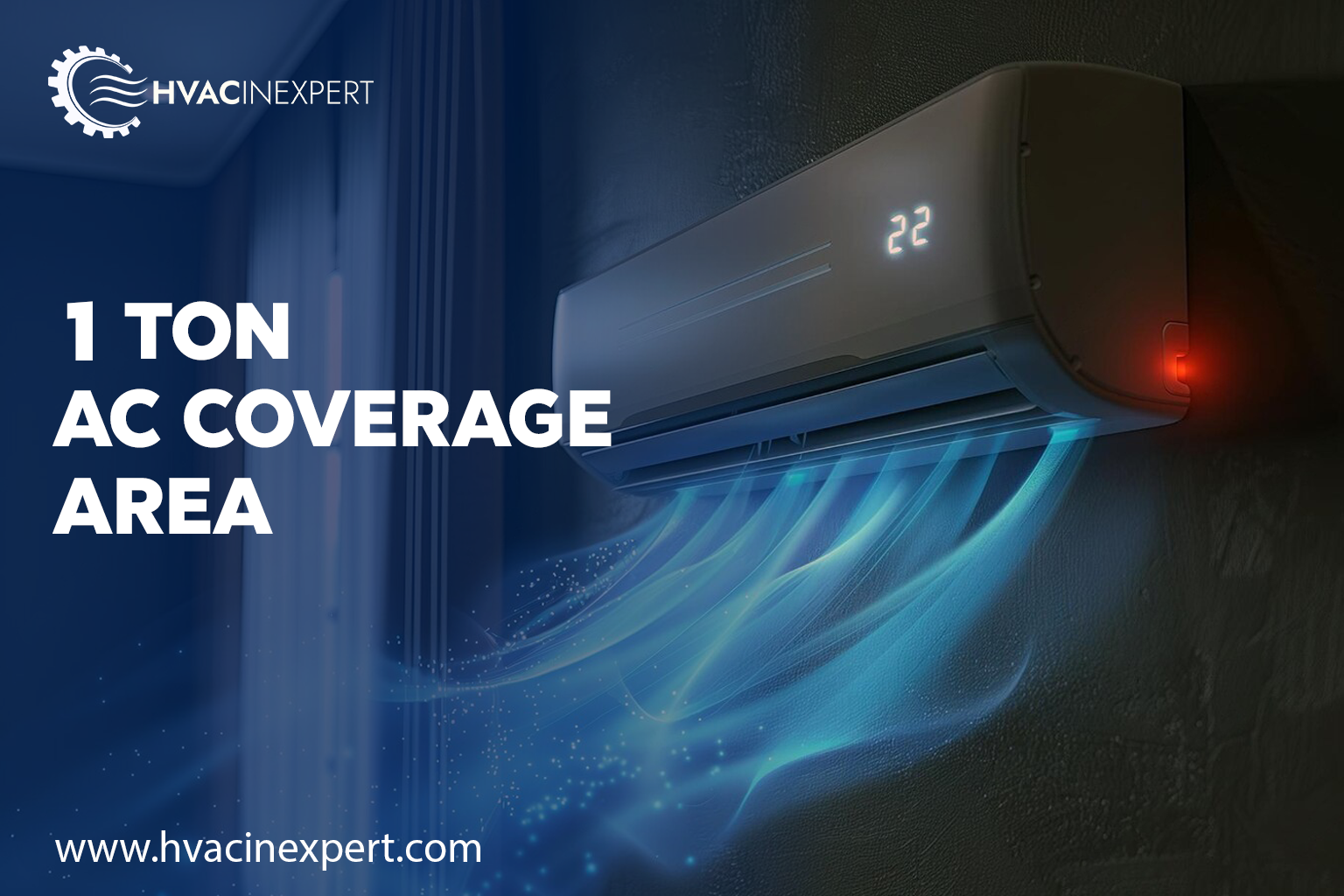 1 Ton AC Coverage Area