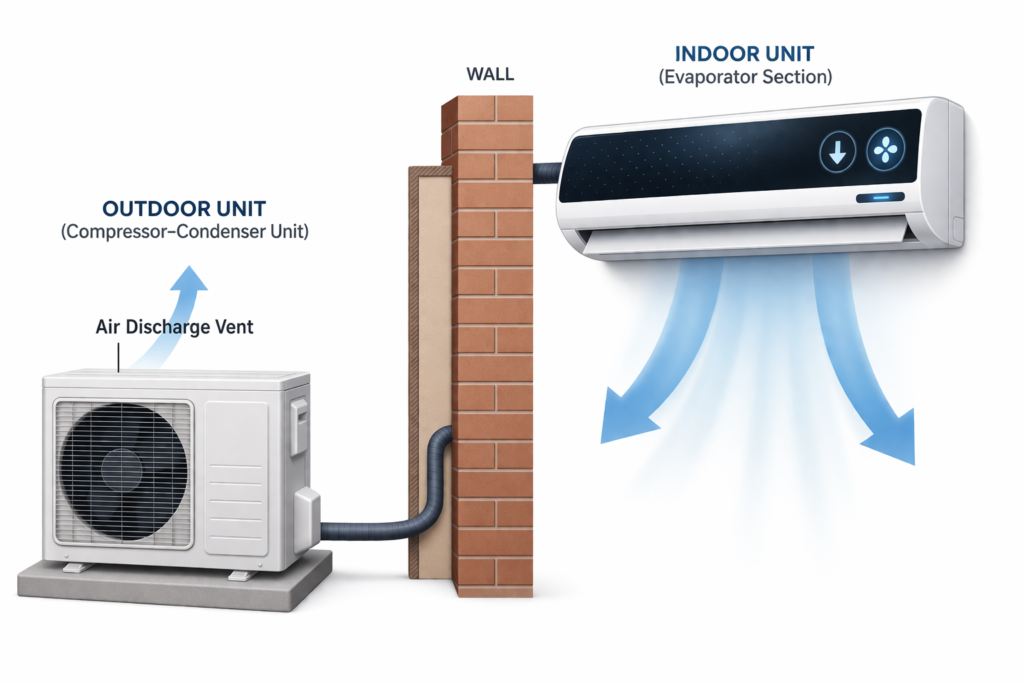 Evaporator Coil in AC Explained: Working, Types, Cleaning