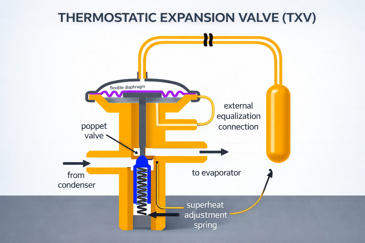 Working Principle of Expansion Valve