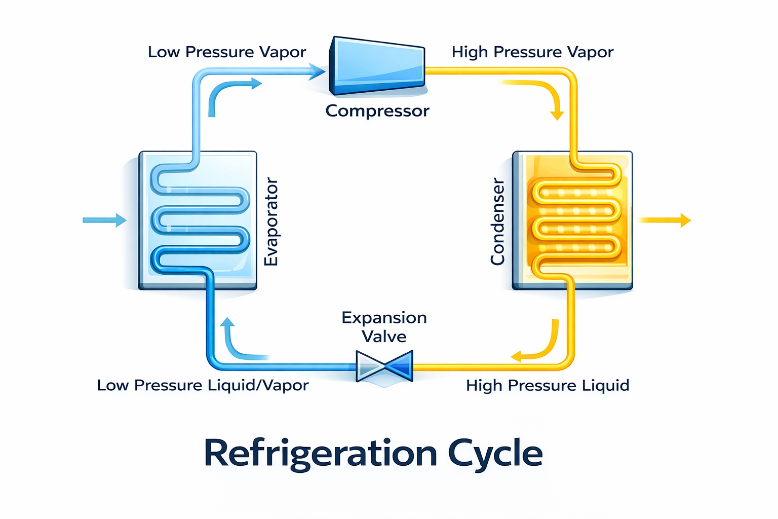 Working Principle of AC Compressor