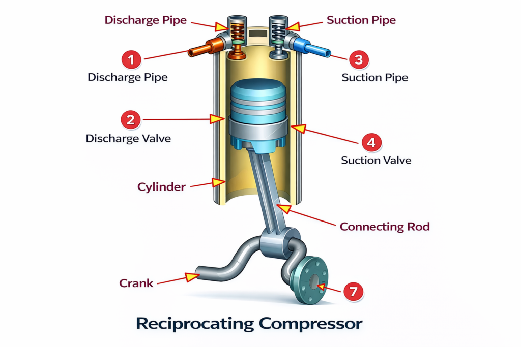 AC Compressor Working Explained: Types, Diagram, Function