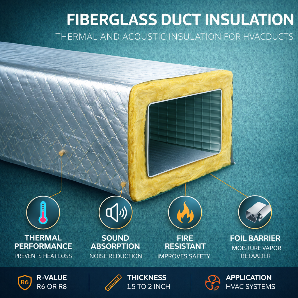 Fiberglass Duct Insulation