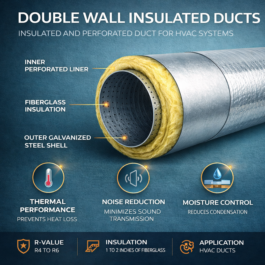 Double Wall Insulated Ducts
