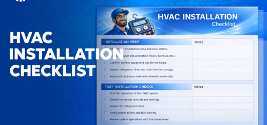 HVAC Installation Checklist