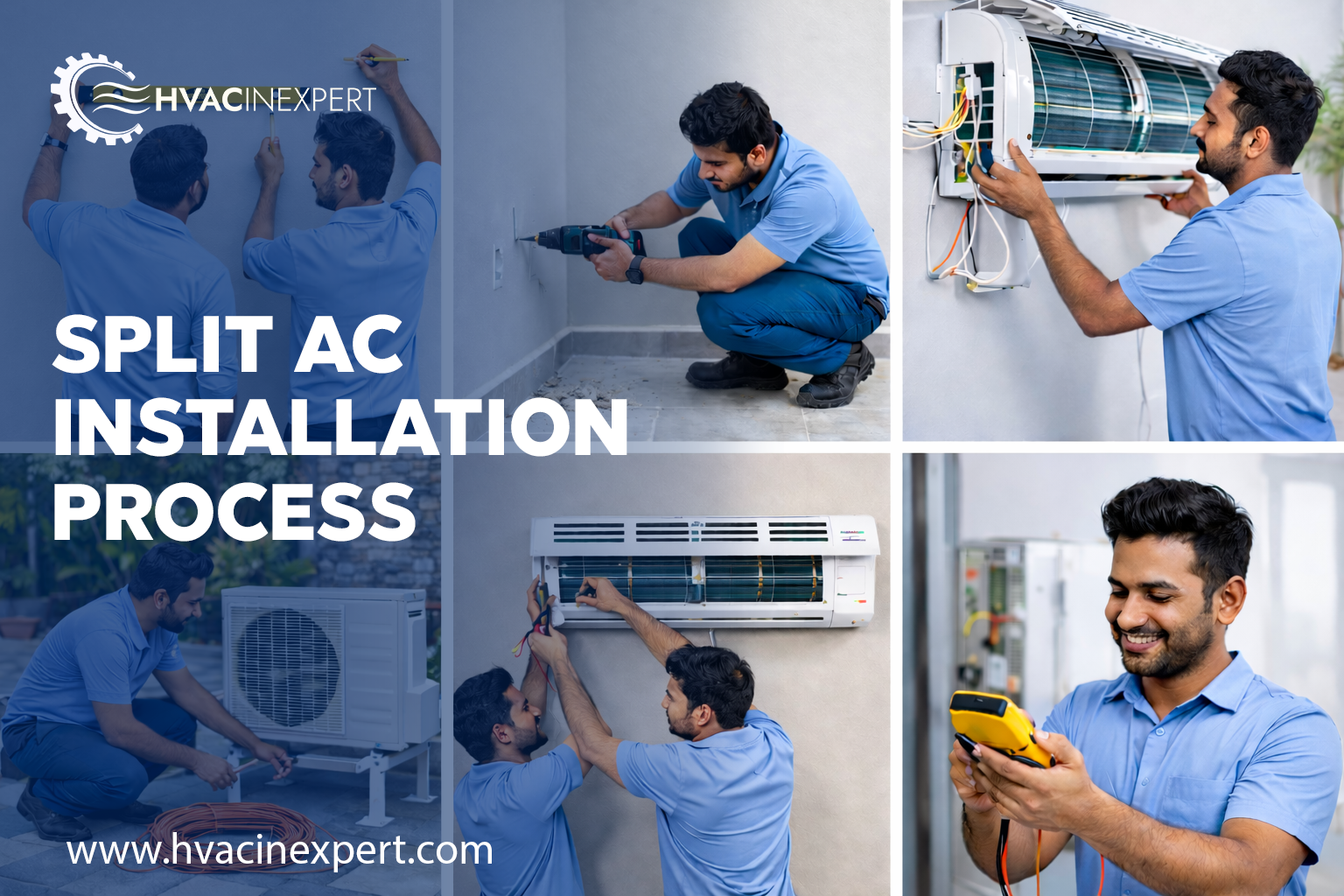 Split AC Installation Step by Step