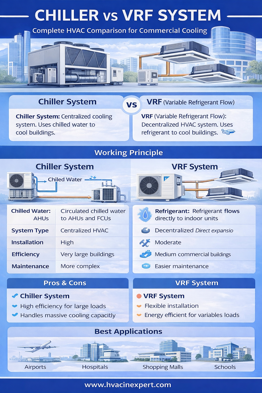 Chiller vs VRF System