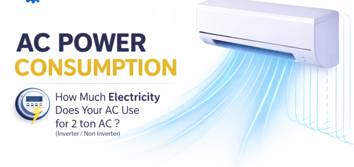 2 ton ac power consumption