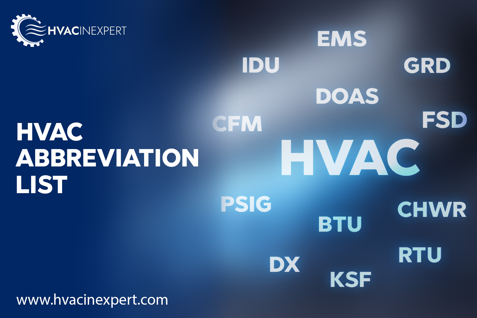 HVAC Abbreviation List | Acronyms | Terminology