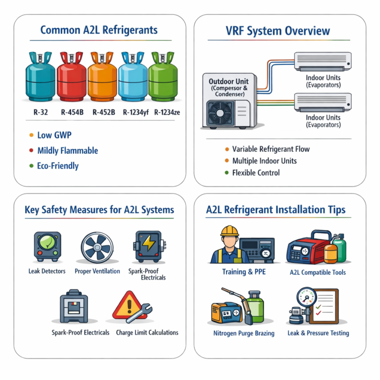 Top 5 A2L Refrigerants in VRF Systems: Complete Guide