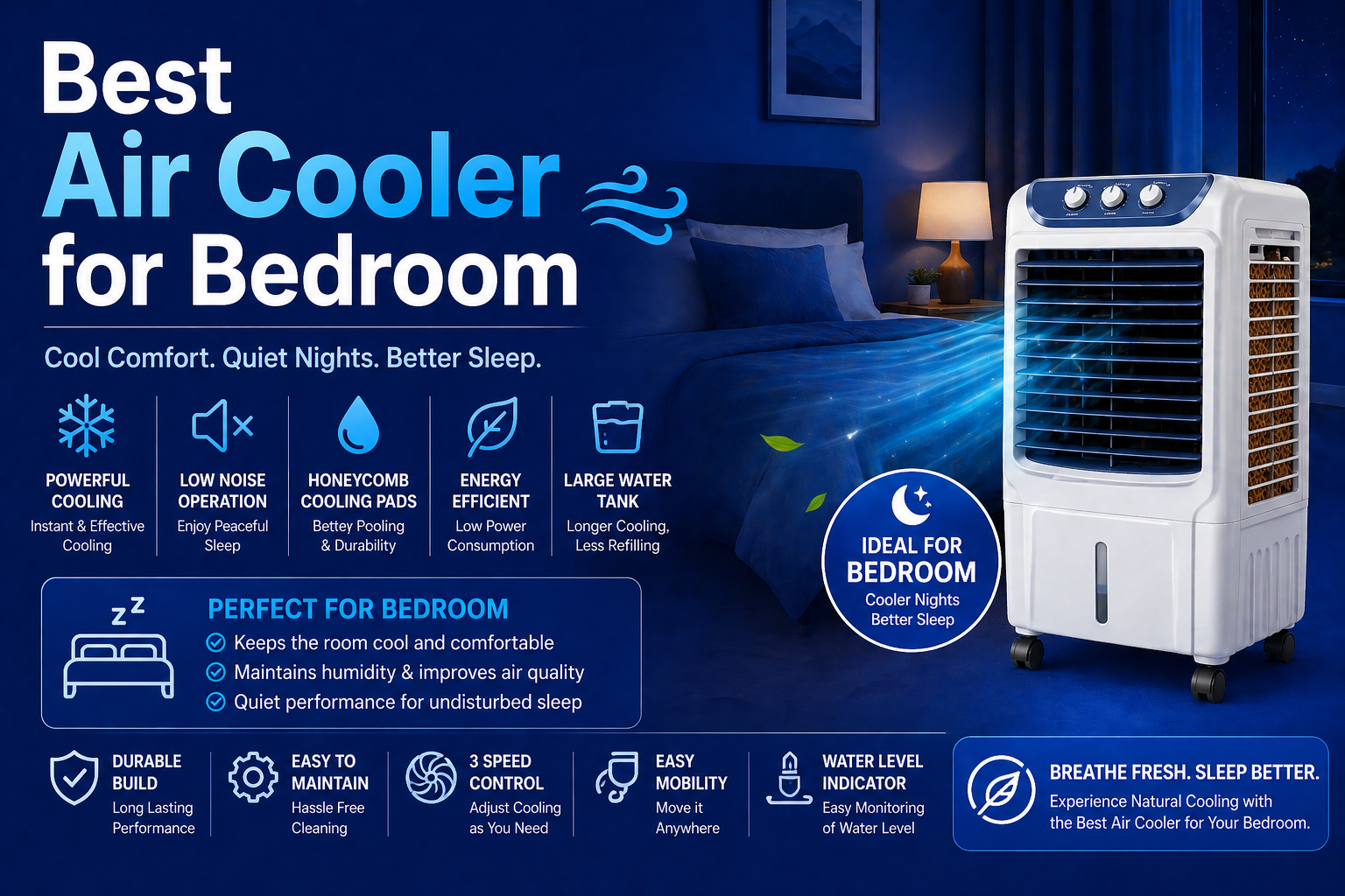 Best Air Cooler for Bedroom