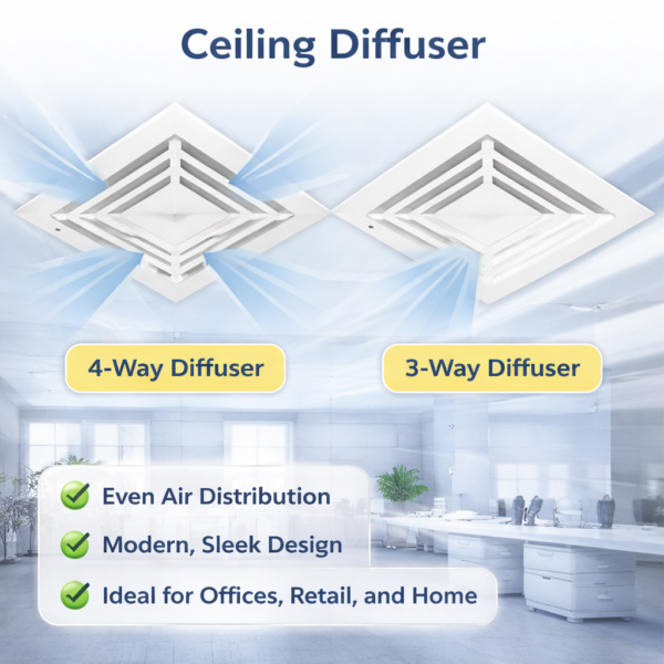 Top 9 HVAC Diffuser Sizing Guide – CFM Chart & Selection