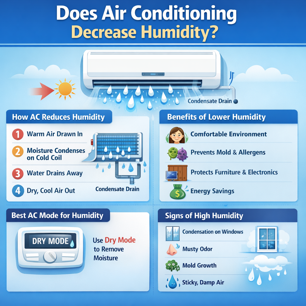 Does Air Conditioning Decrease Humidity?