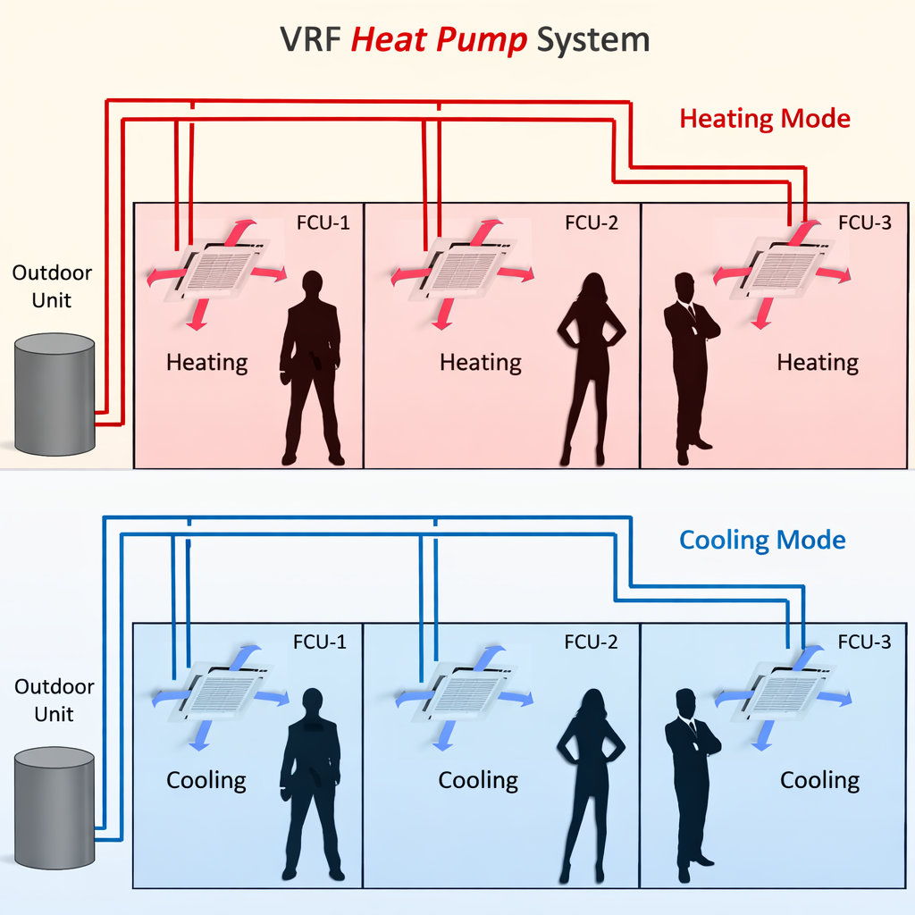 Can VRF Provide Heating?