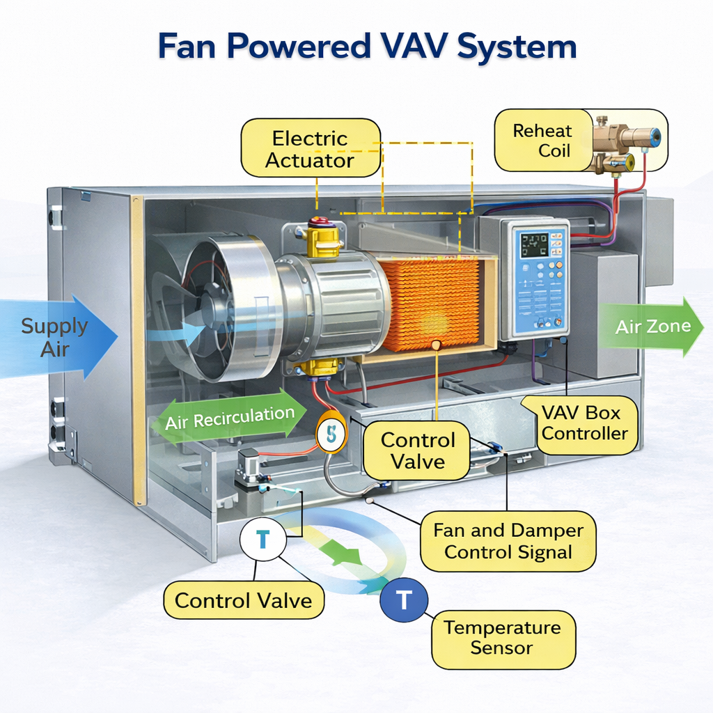 Fan Powered VAV System