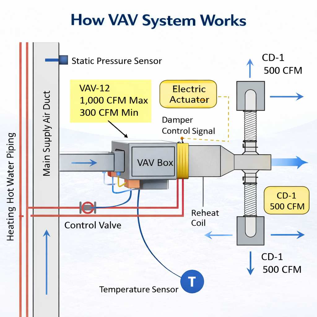 What is VAV in HVAC?