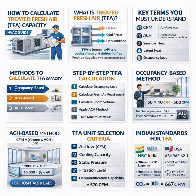 Best 3 Tips How to Calculate Treated Fresh Air Capacity