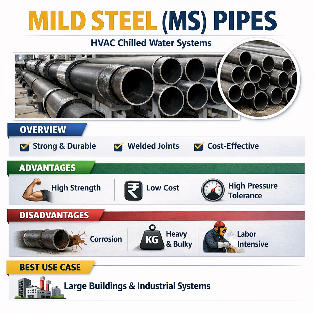 Mild Steel (MS) Pipes
