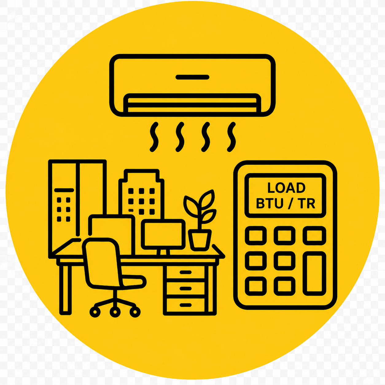 Office AC Load Calculator