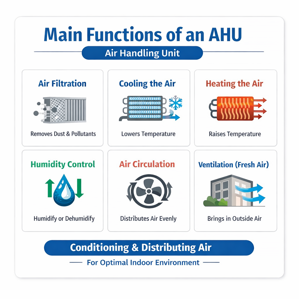 What is the Main Function of AHU